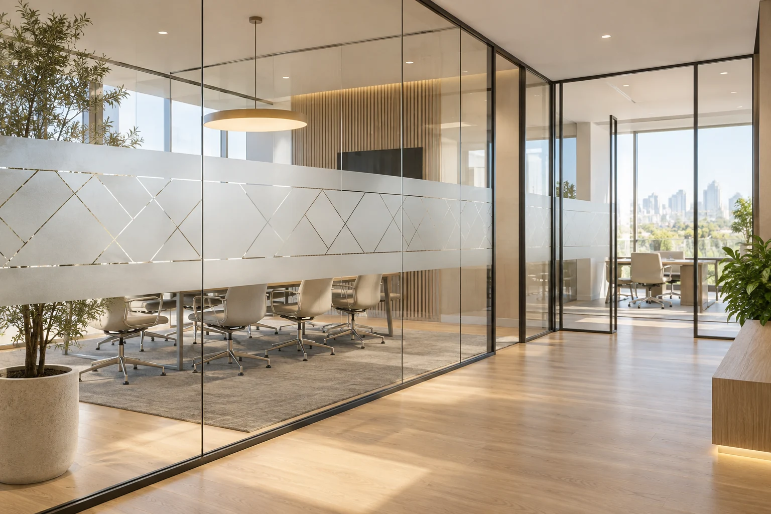 Window film & decorative vinyl — Sample image · Concept design